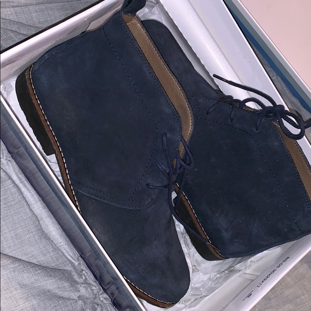 Shade white mountain booties